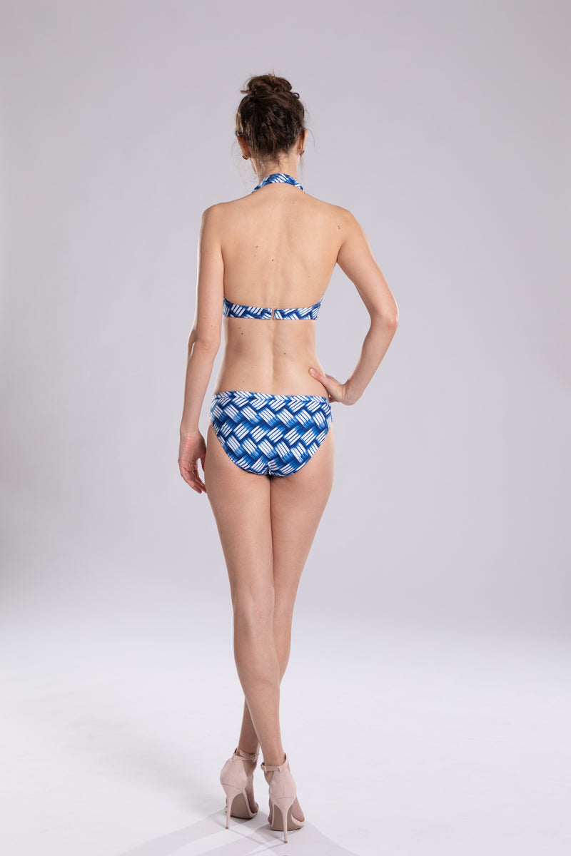 California Halter - Bikini Set with Lo-waisted Bikini Bottoms