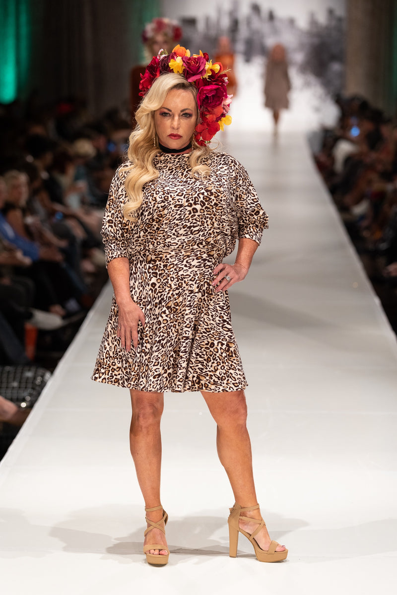 Lucia Dress Leopard Print